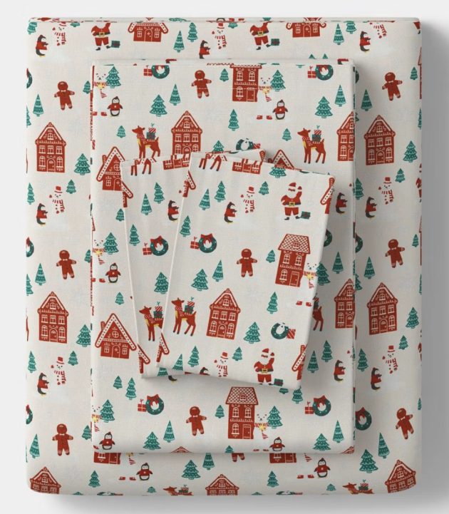 Christmas Flannel Sheet Set